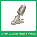 3A Sanitary pneumatic angle seat valves welding end